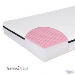 Materac do łóżeczka SensiLine PRESTA 120x60 + pokrowiec Sensi